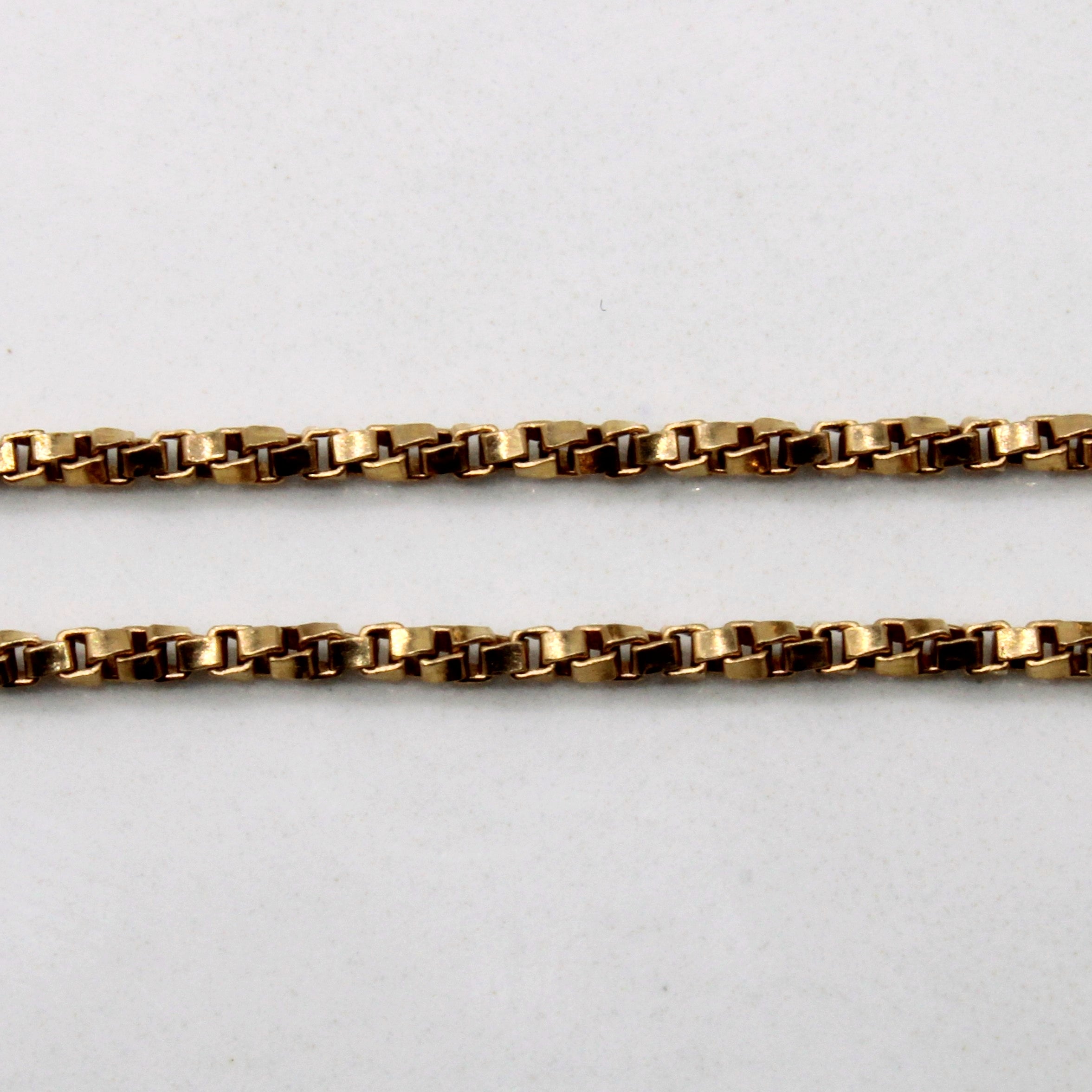 10k Yellow Gold Twisted Box Link Chain | 20" |