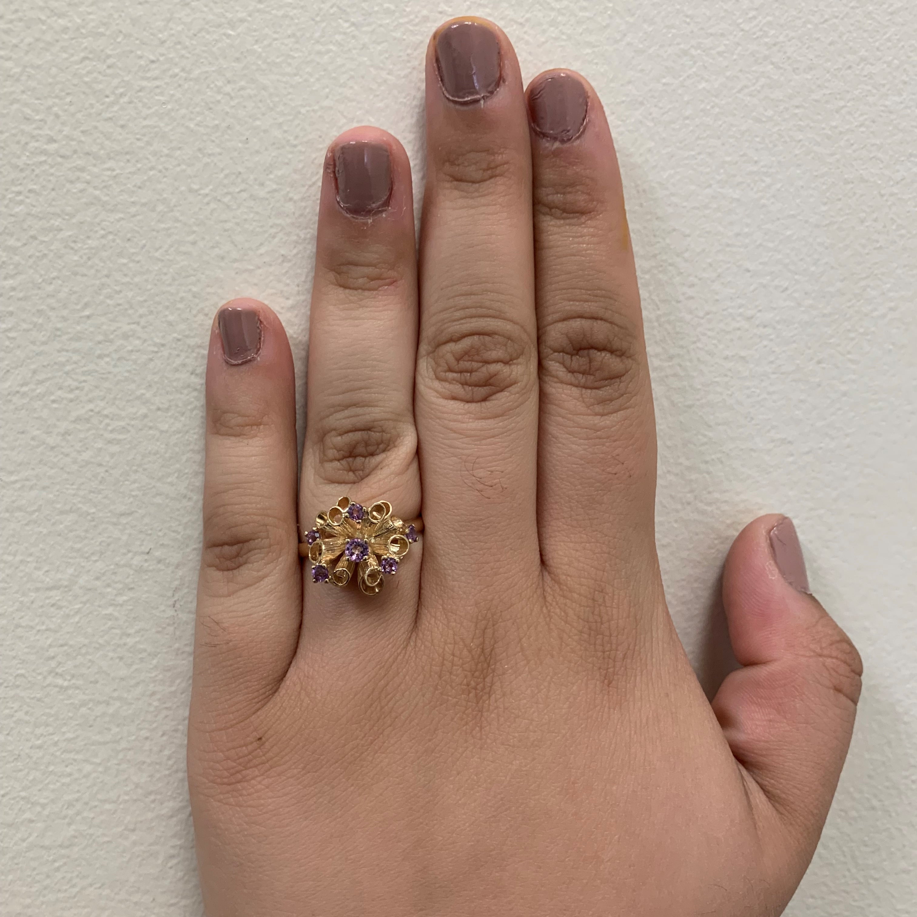 Amethyst Cocktail Ring | 0.30ctw | SZ 9 |