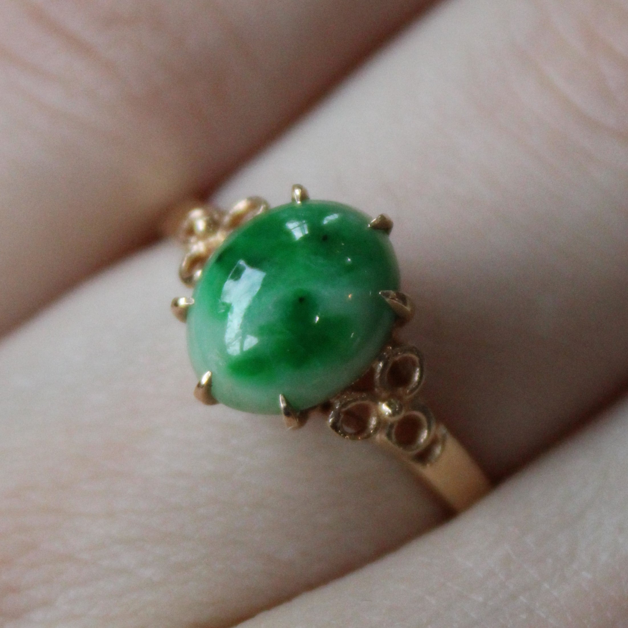 Jadeite Cocktail Ring | 3.10ct | SZ 8.25 |