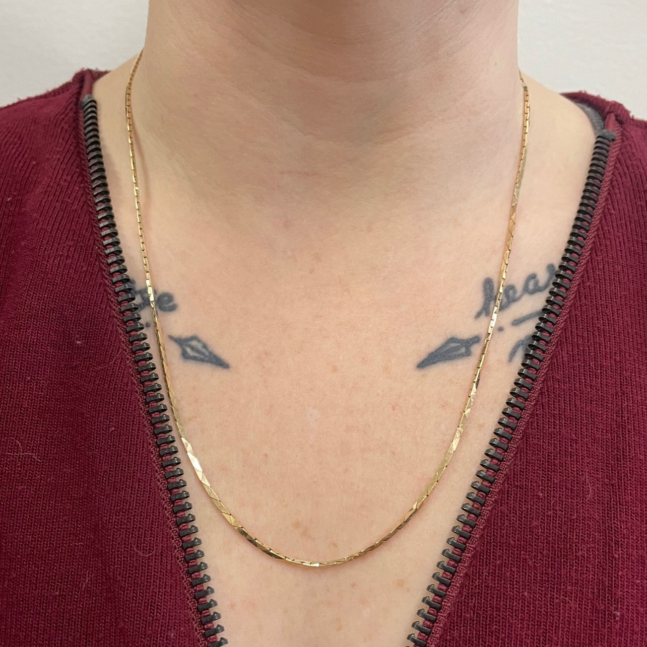 10k Yellow Gold Boston Link Chain | 20