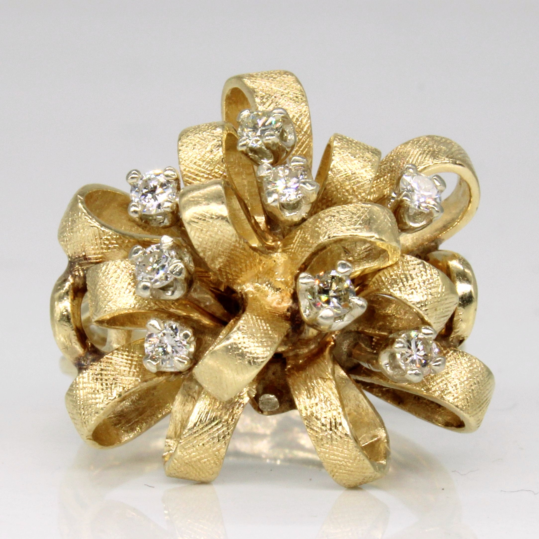 Diamond Cocktail Ring | 0.32ctw | SZ 8 |