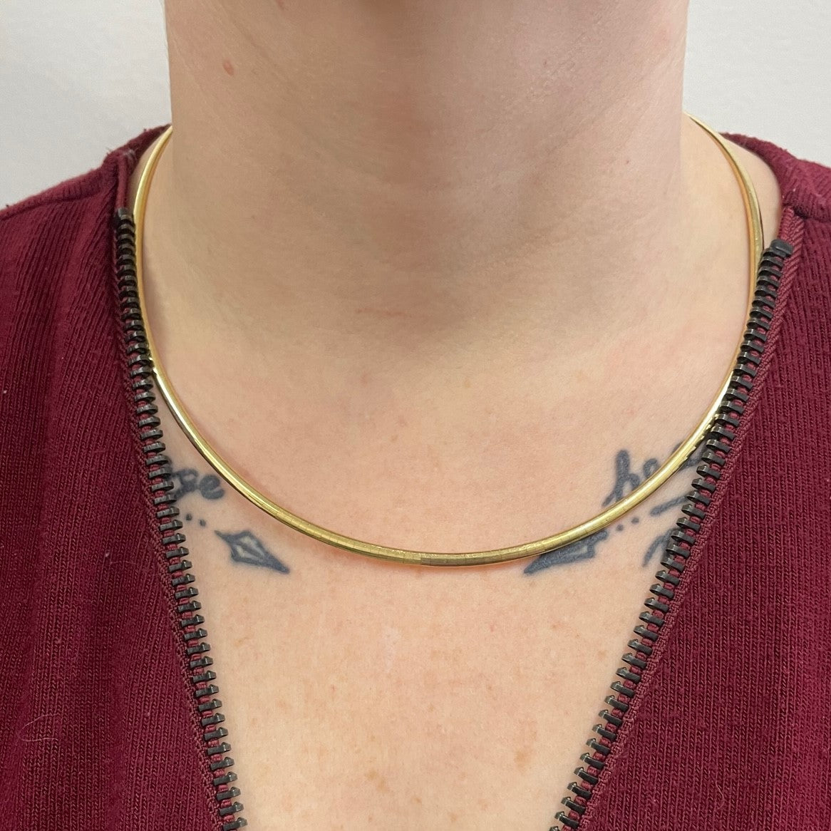 14k Yellow Gold Omega Chain | 19" |