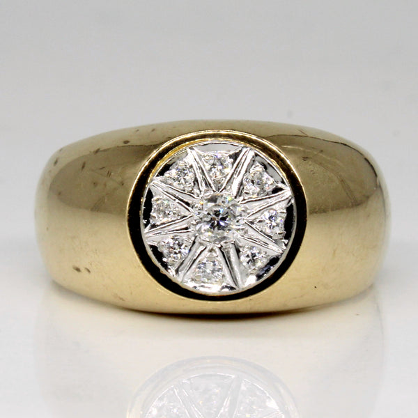 Diamond High Set Ring | 0.17ctw | SZ 9 |