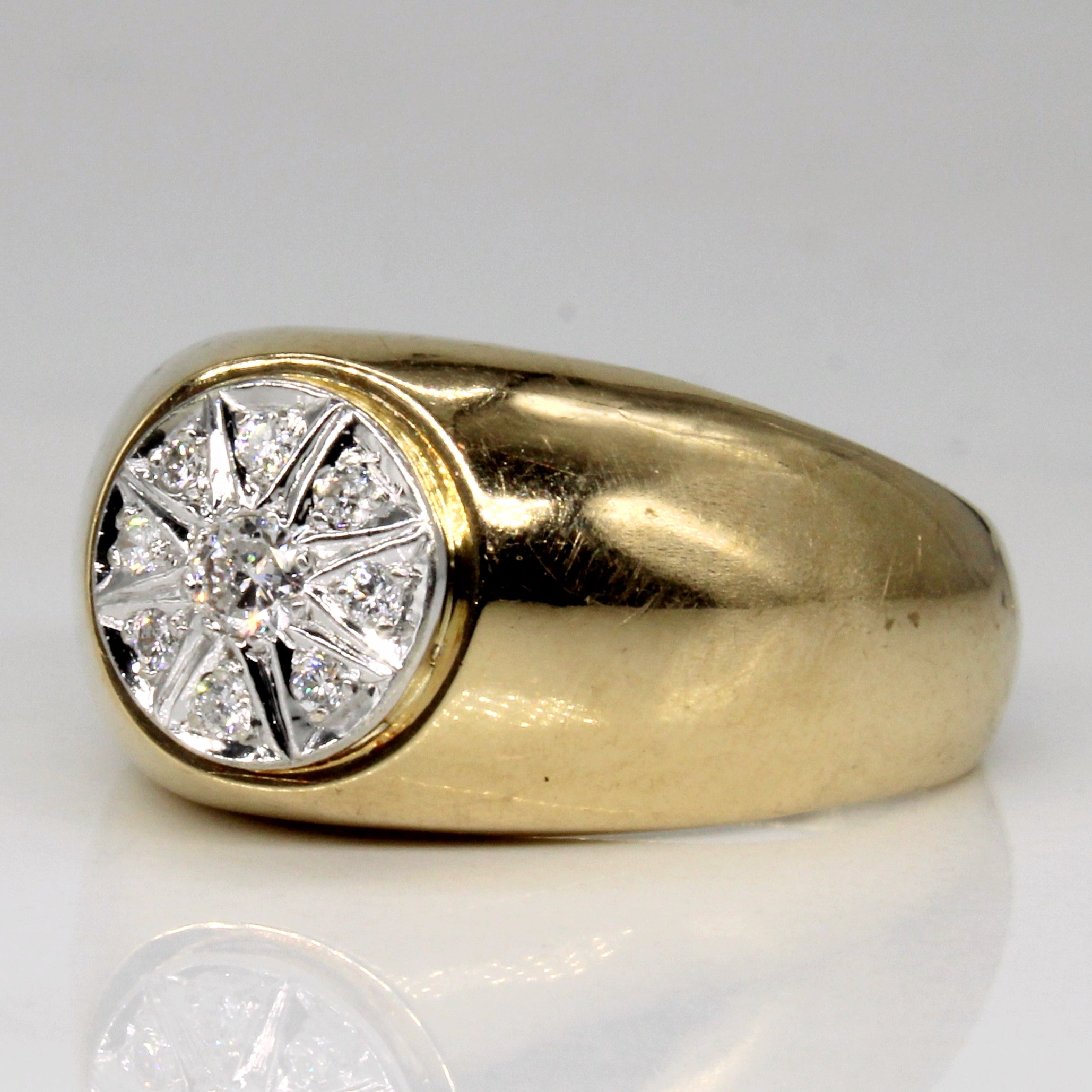 Diamond High Set Ring | 0.17ctw | SZ 9 |
