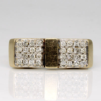 Diamond Unique Style Ring | 0.38ctw | SZ 7 |