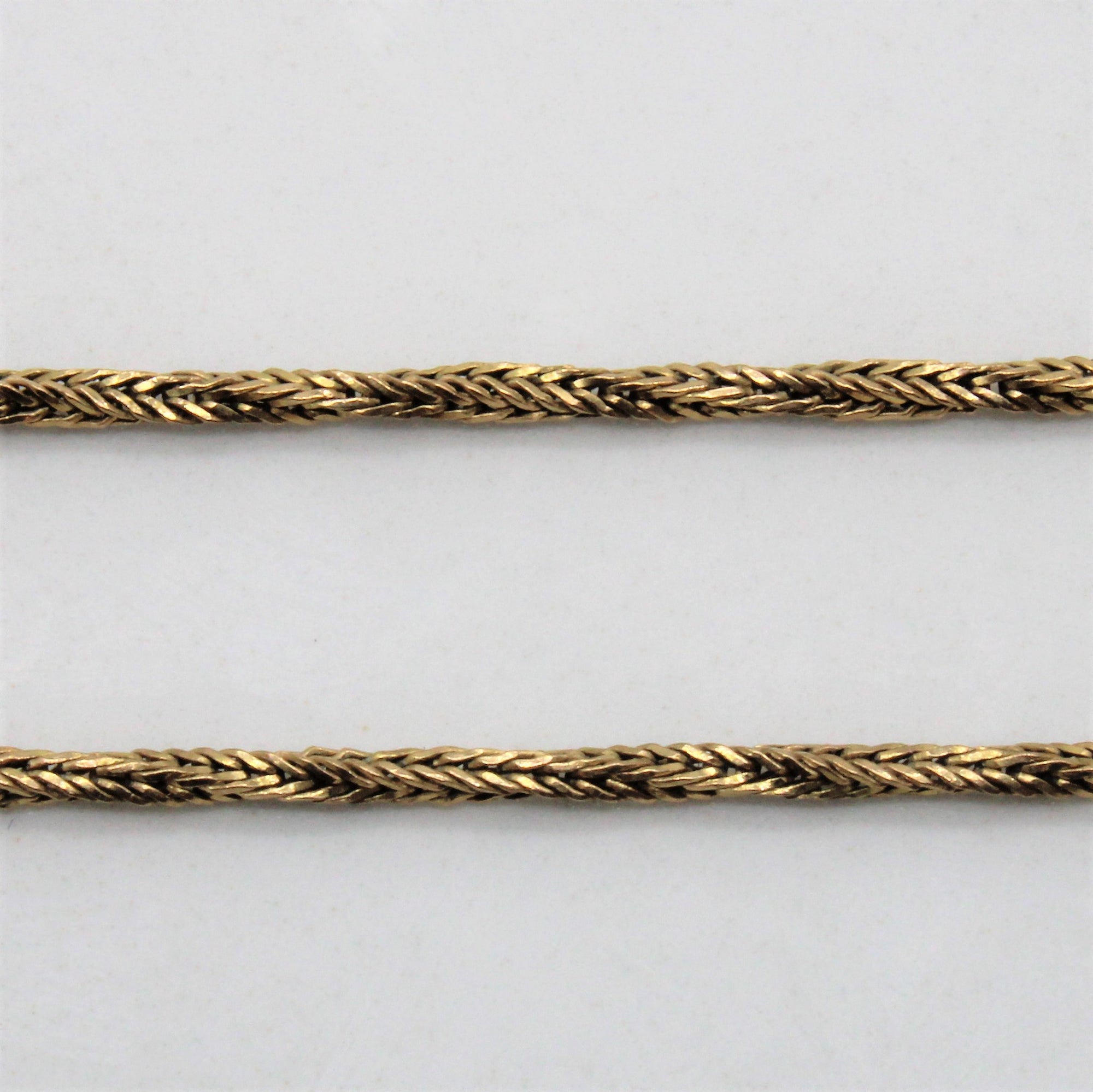 10k Yellow Gold Twisted Wheat Chain | 20