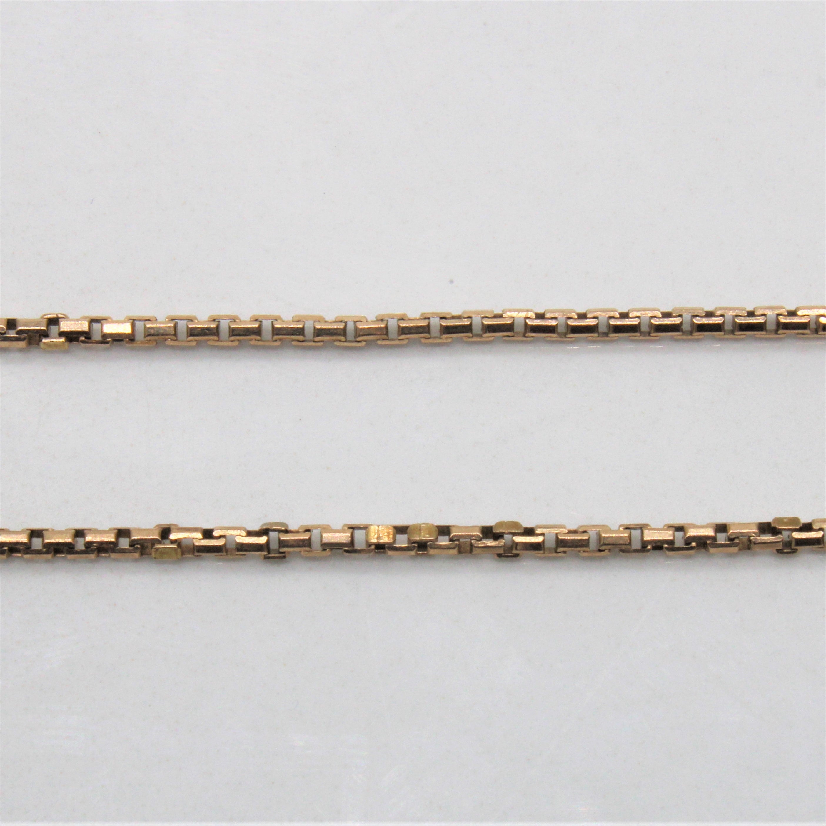14k Yellow Gold Box Chain | 16" |
