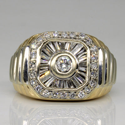 Diamond Multi Cut Cocktail Ring | 0.75ctw | SZ 8.25 |