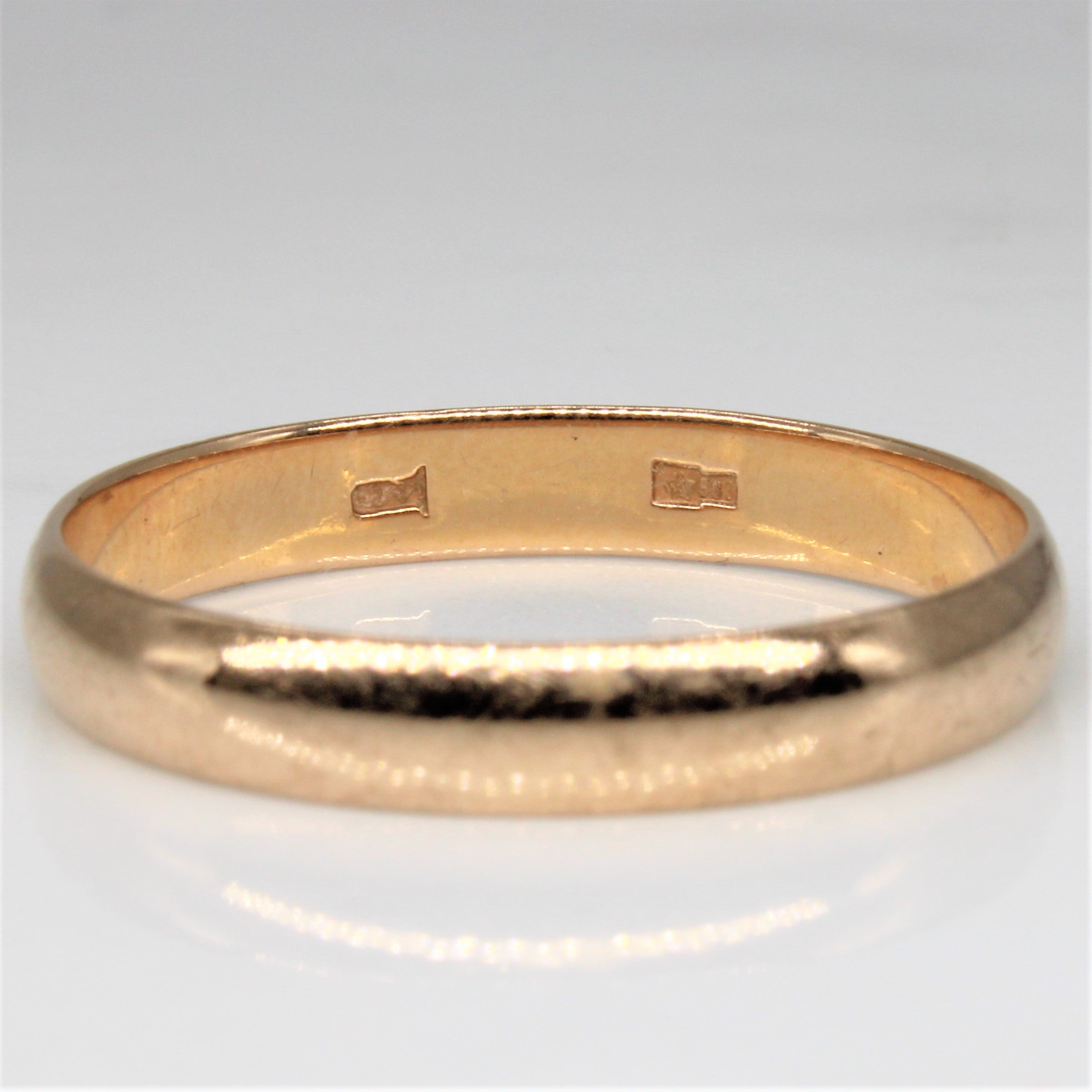 Plain Yellow Gold Band | SZ 14 |