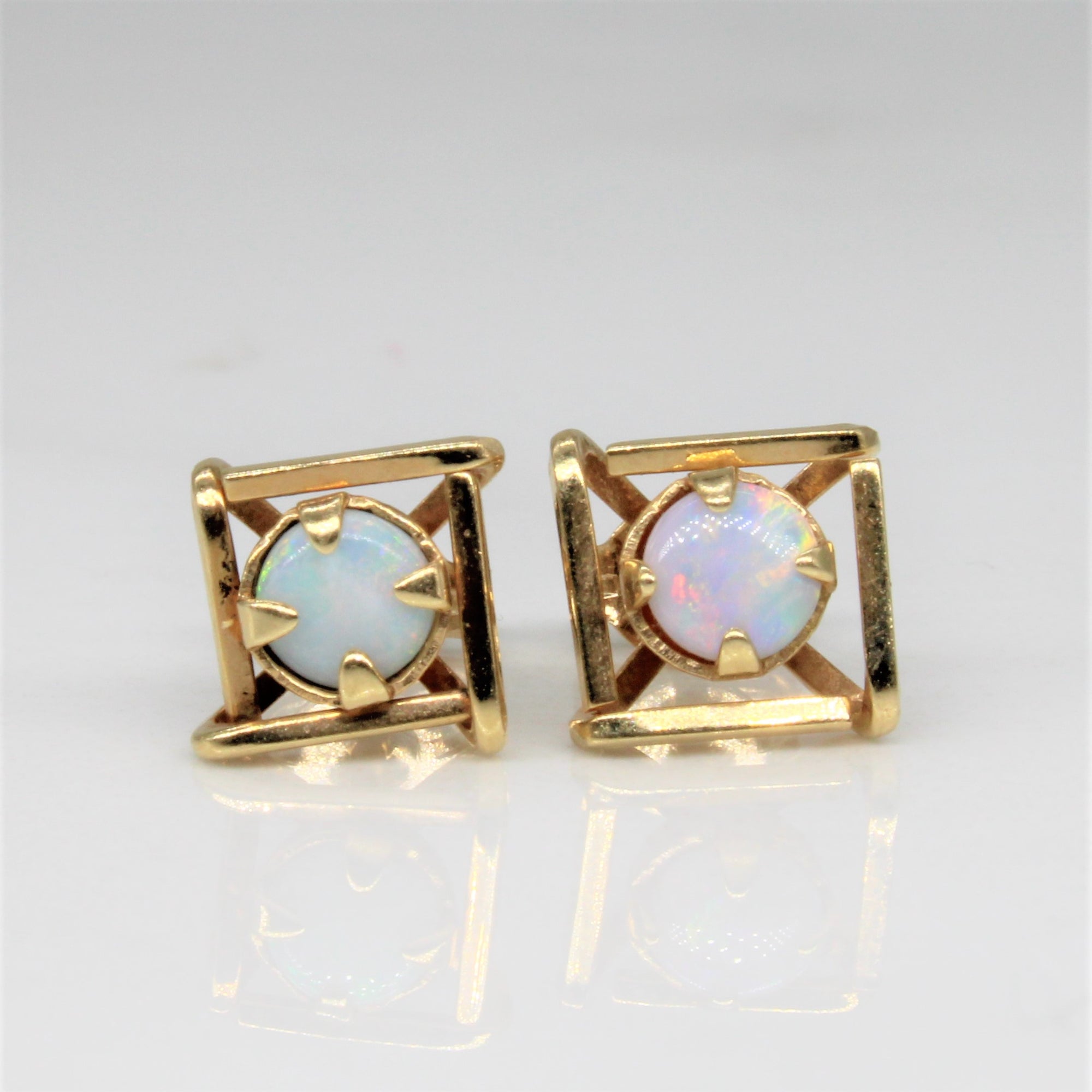 Opal Stud Earrings | 0.30ctw |