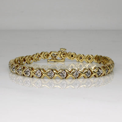 Diamond Tennis Bracelet | 0.75ctw | 7