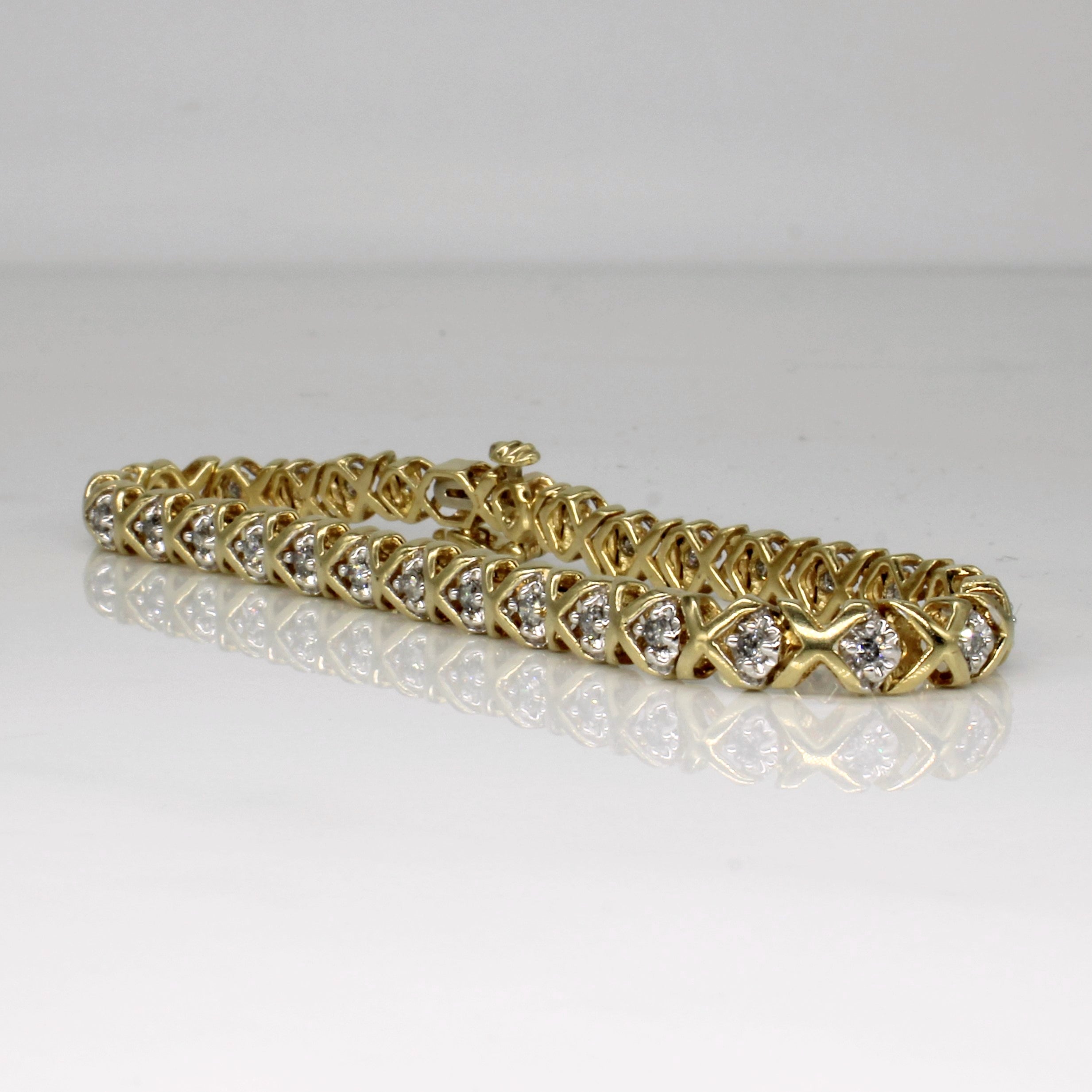 Diamond Tennis Bracelet | 0.75ctw | 7" |