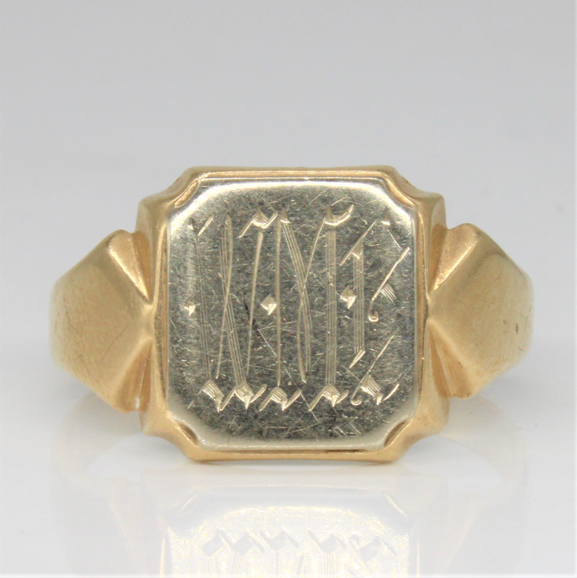 Initial 'W.M.B.' Signet Ring | SZ 12 |