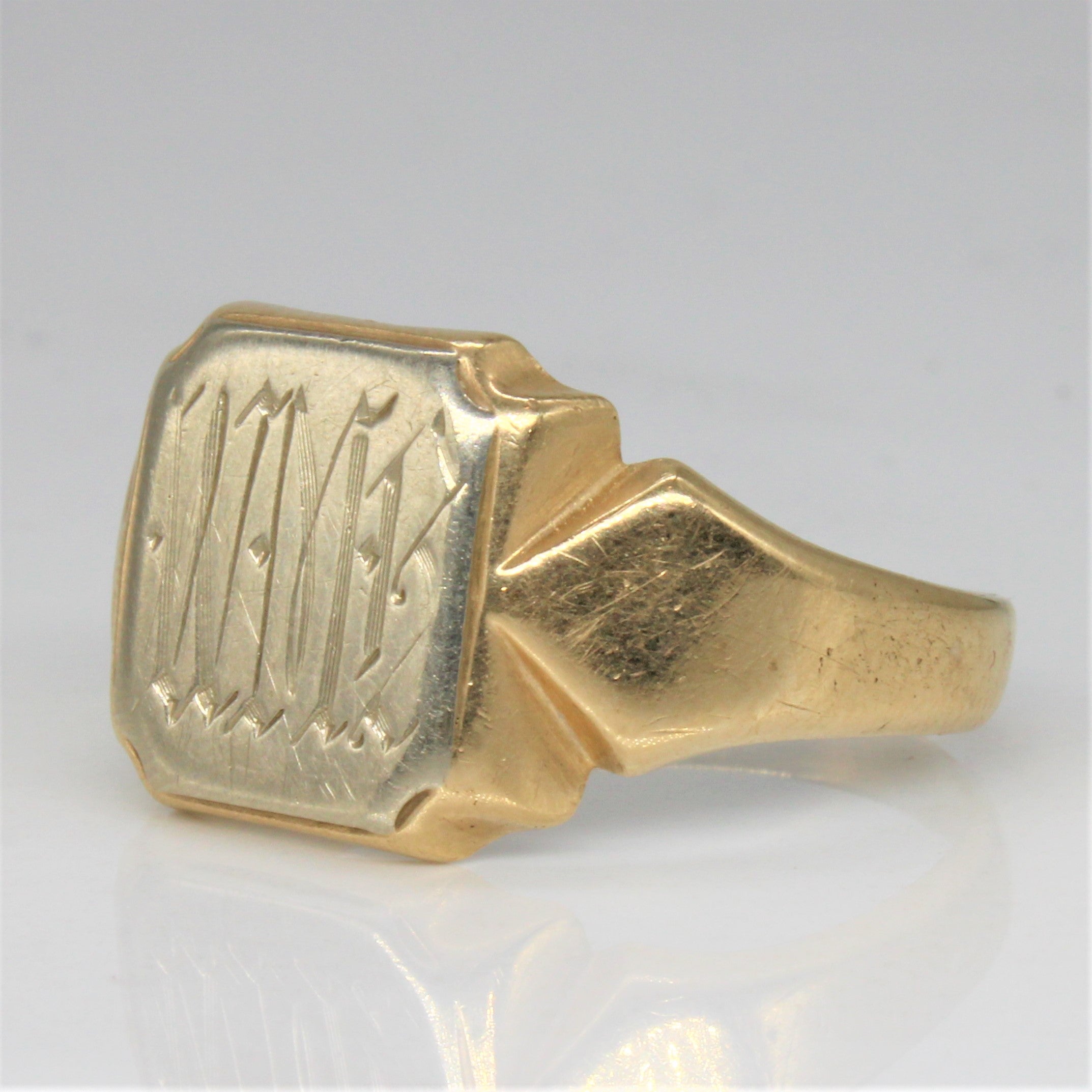 Initial 'W.M.B.' Signet Ring | SZ 12 |