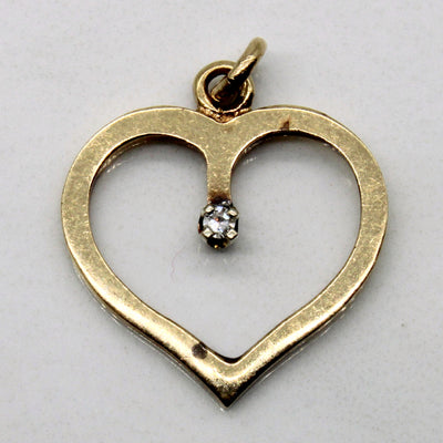 Diamond Heart Pendant | 0.01ct |
