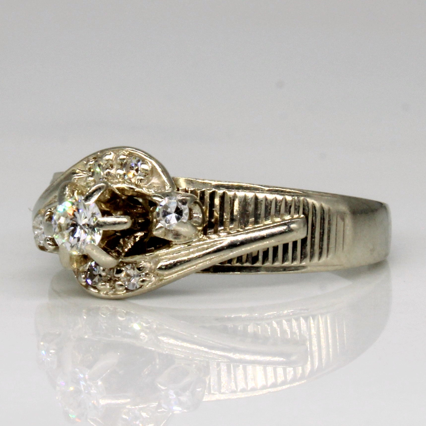 Bypass Diamond Ring | 0.17ctw | SZ 5 |