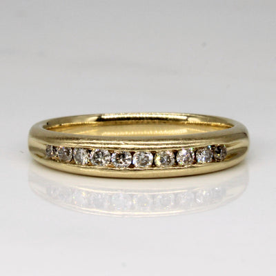 Channel Set Diamond Ring | 0.20ctw | SZ 6.5 |