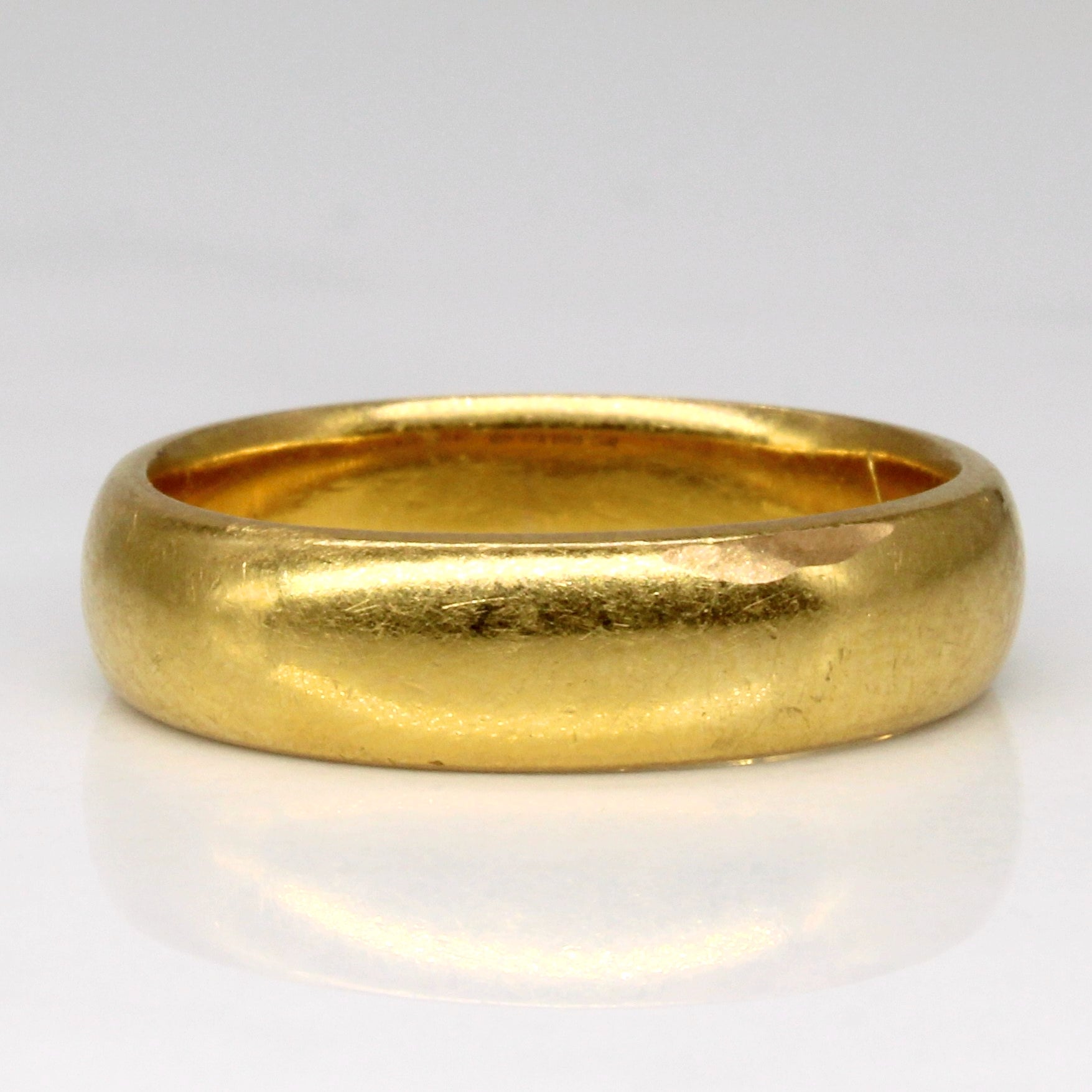 Edwardian Yellow Gold Band | SZ 6.5 |