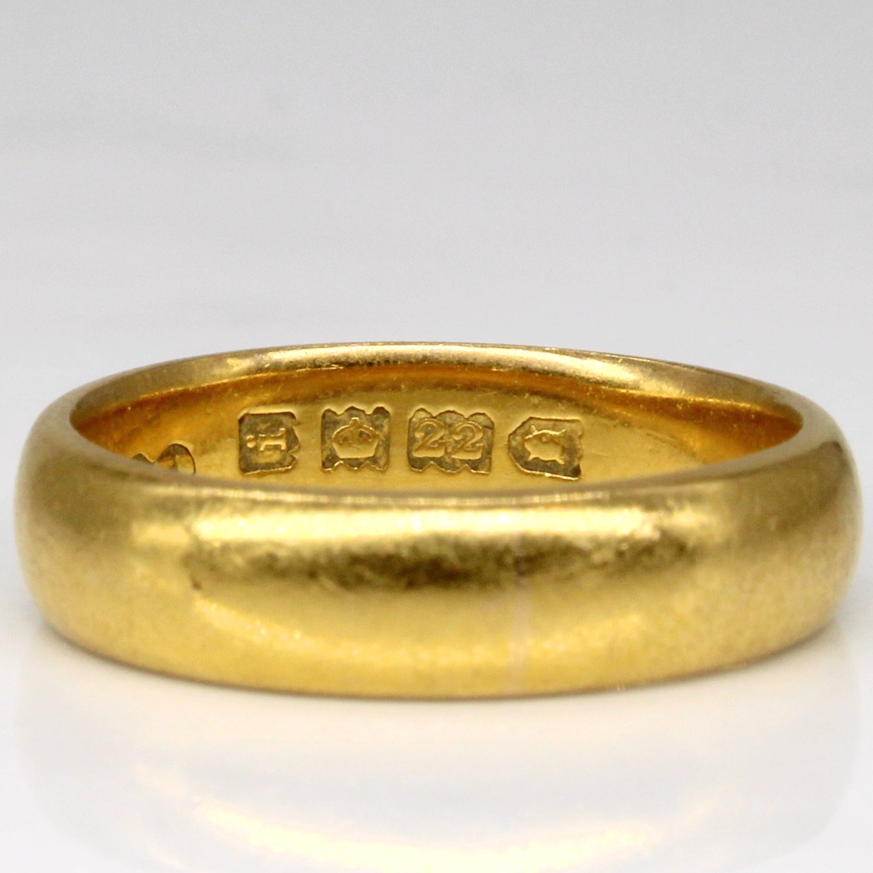 Edwardian Yellow Gold Band | SZ 6.5 |