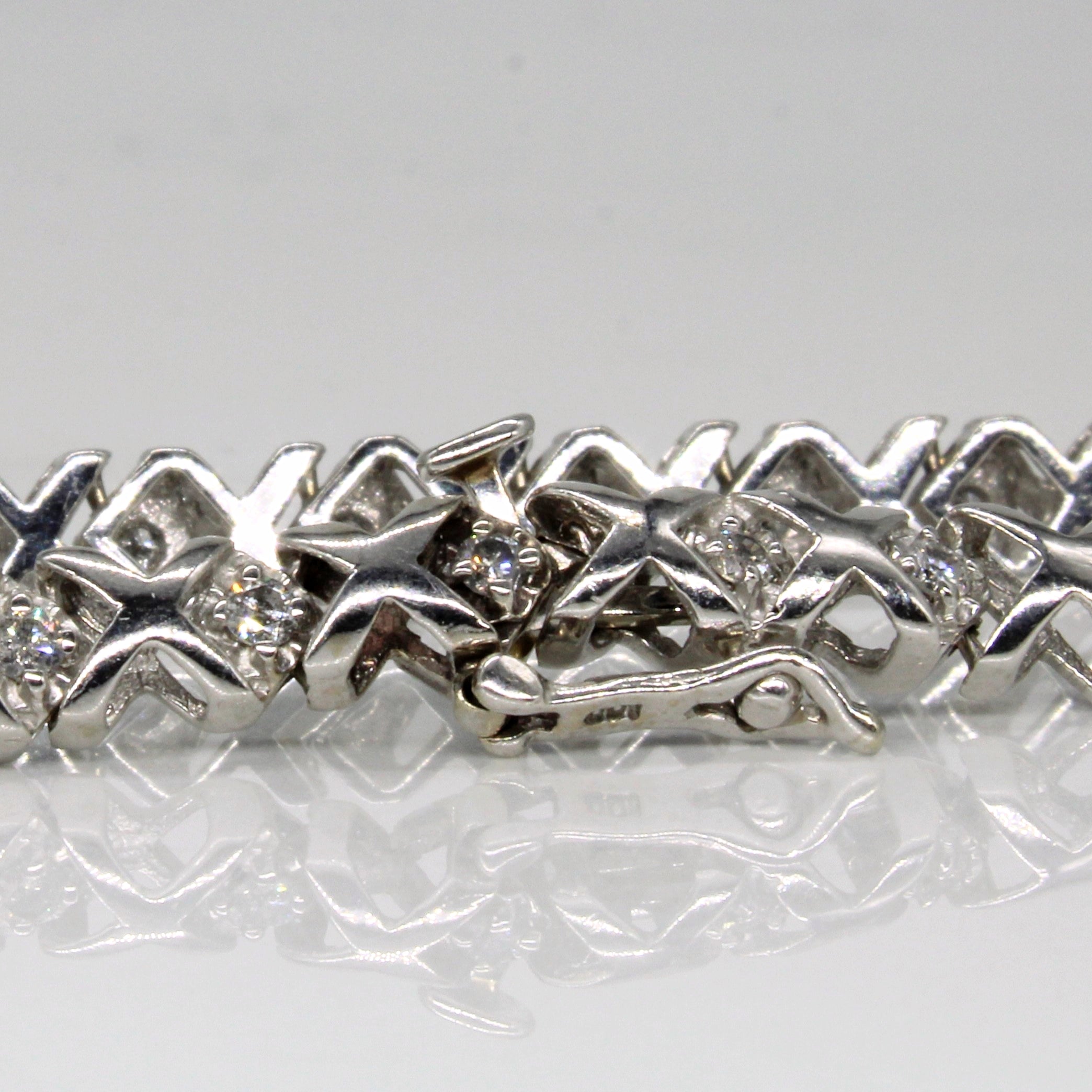 Bracelet de tennis en diamants | 1,00 ct | 7,5 po | 