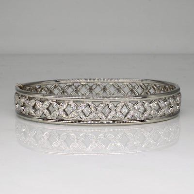Diamond Lattice Bangle | 0.60ctw | 7