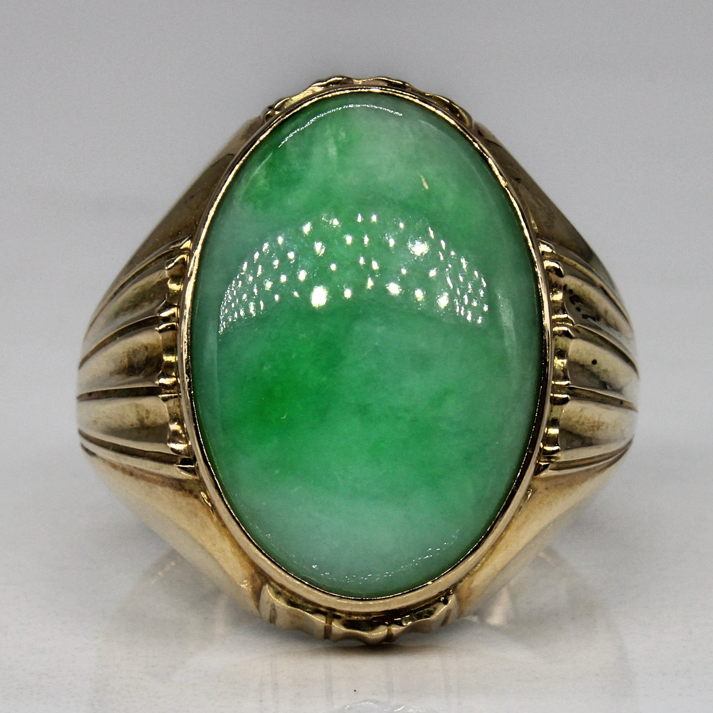 Jadeite Cocktail Ring | 7.00ct | SZ 8.75 |