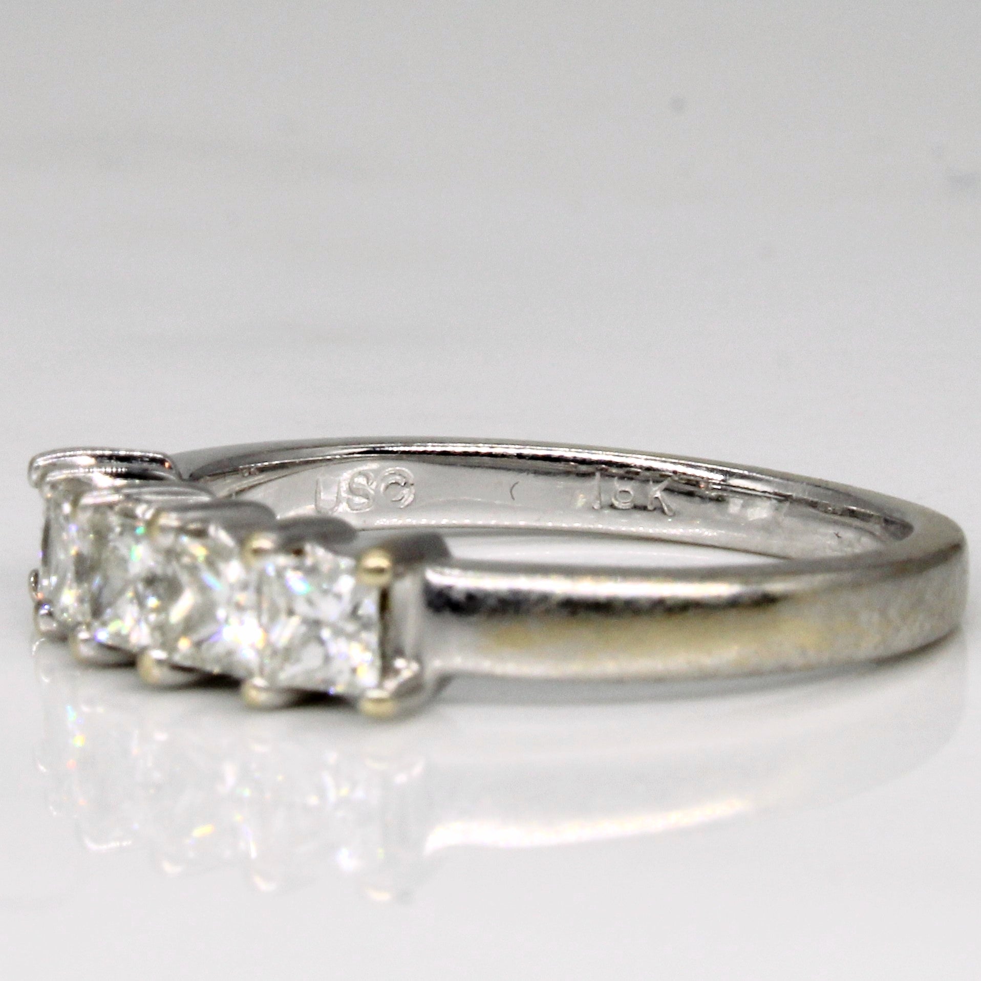 Princess Cut Diamond Engagement Ring | 0.75ctw | SZ 6.25 |