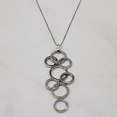 Diamond Circle Necklace | 0.25ctw | 13
