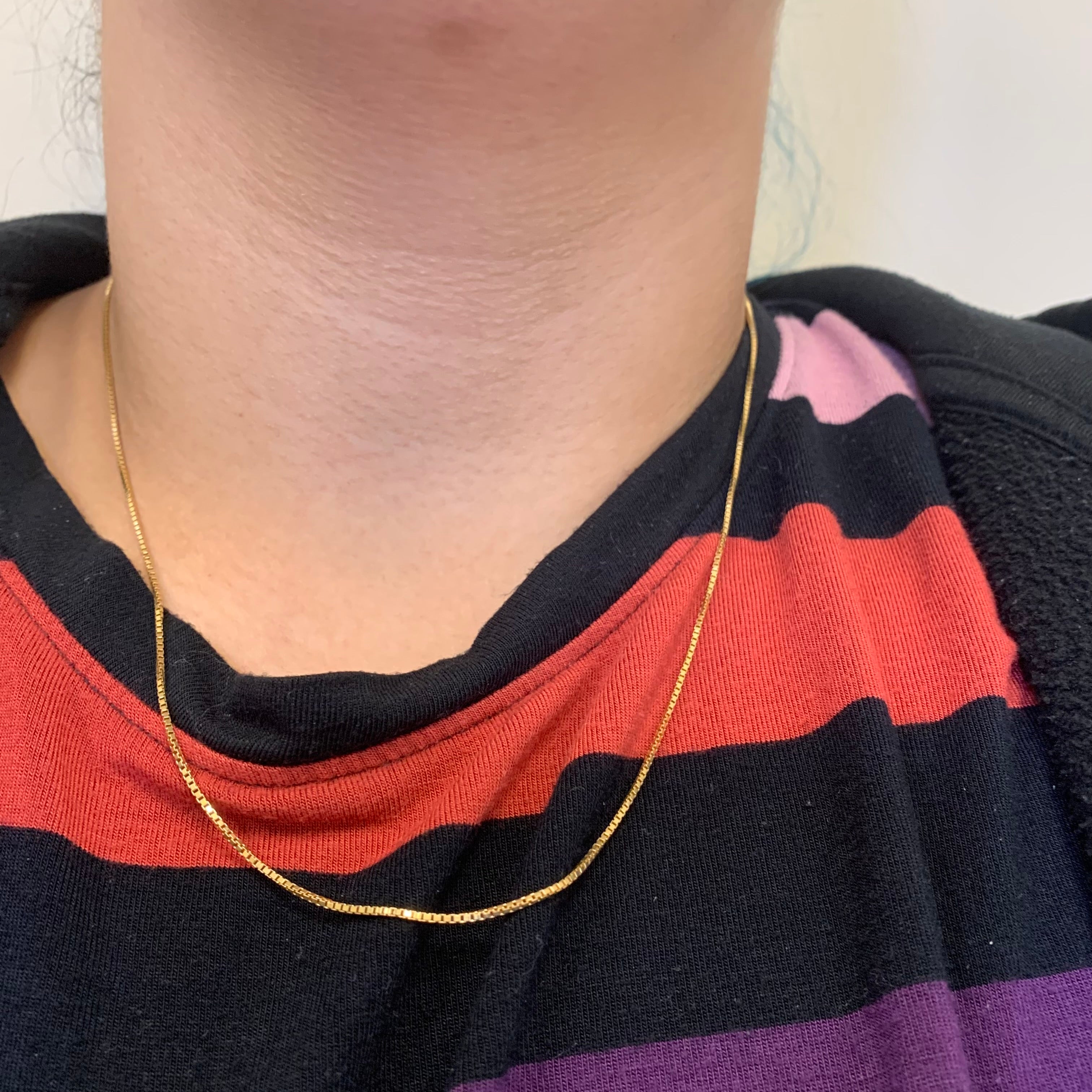 18k Yellow Gold Serpentine Chain | 25" |