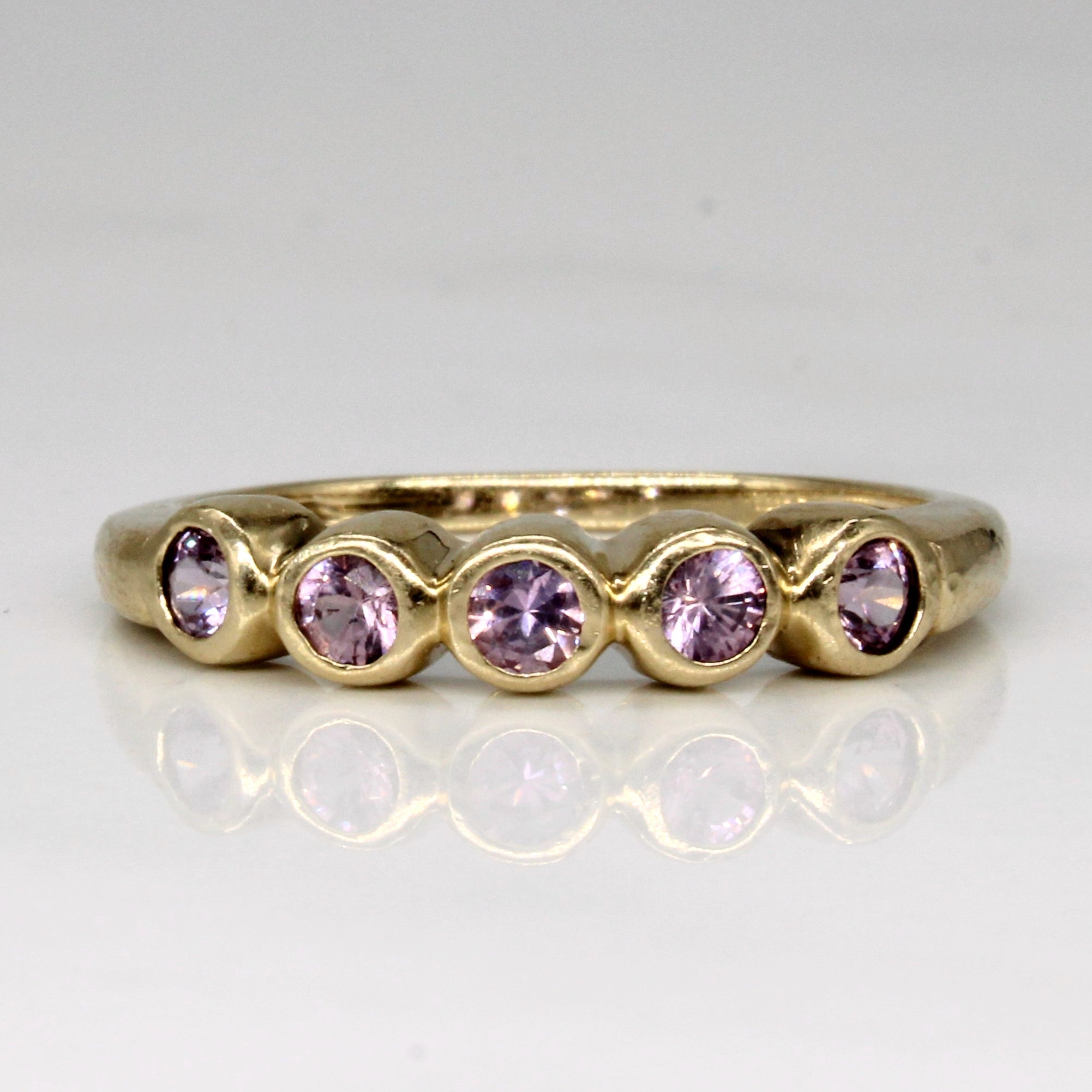 Pink Sapphire Ring | 0.45ctw | SZ 8 |