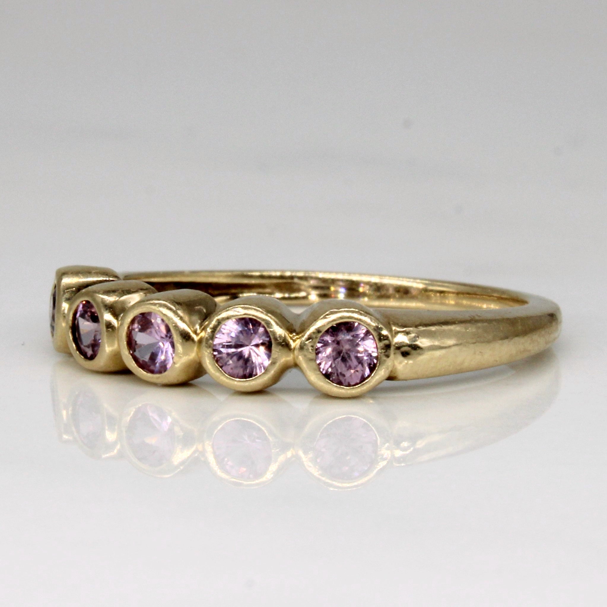 Pink Sapphire Ring | 0.45ctw | SZ 8 |