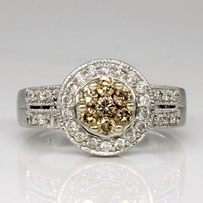 Light Brown Diamond Engagement Ring | 0.49ctw | SZ 7 |