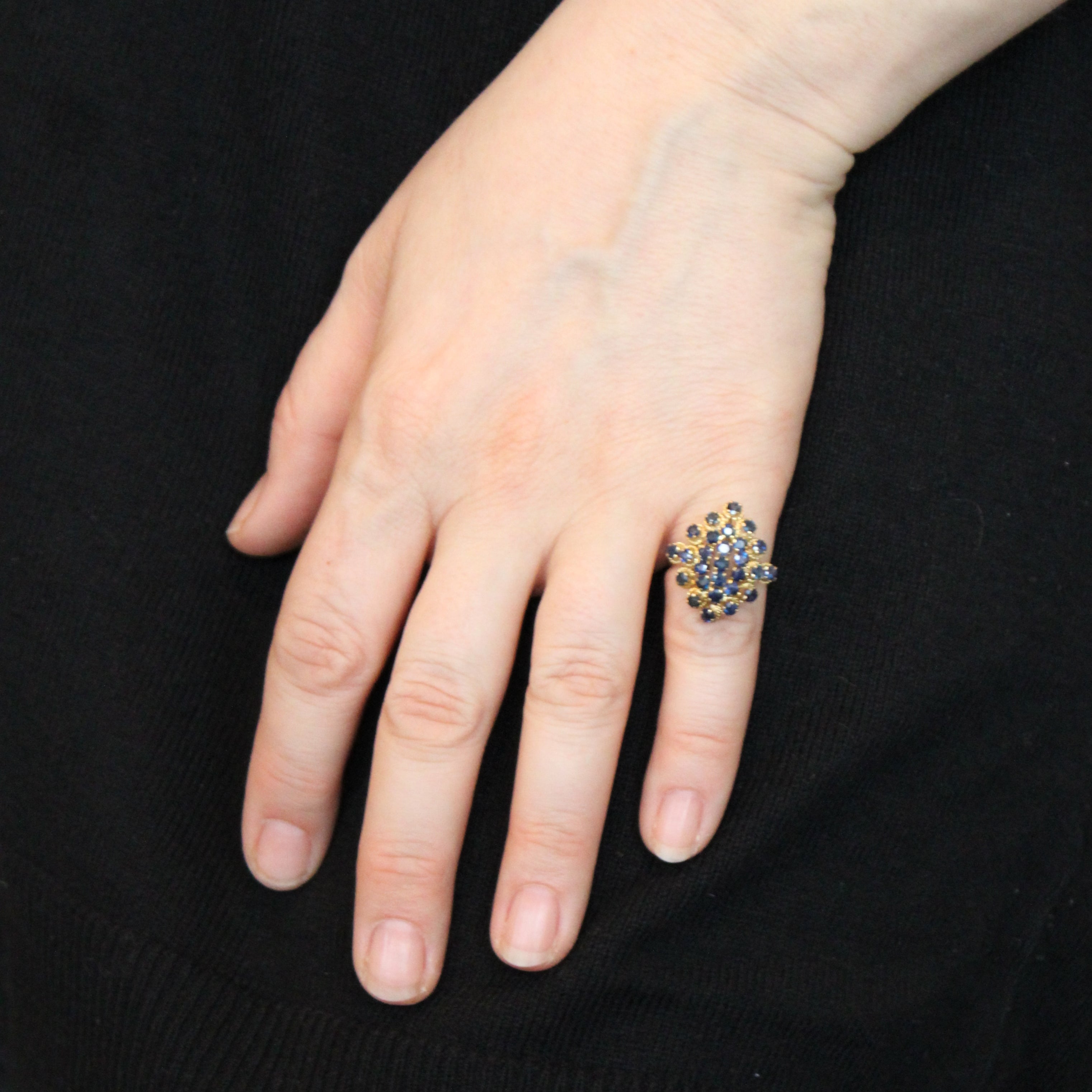 Sapphire Cluster Ring | 2.00ctw | SZ 6 |