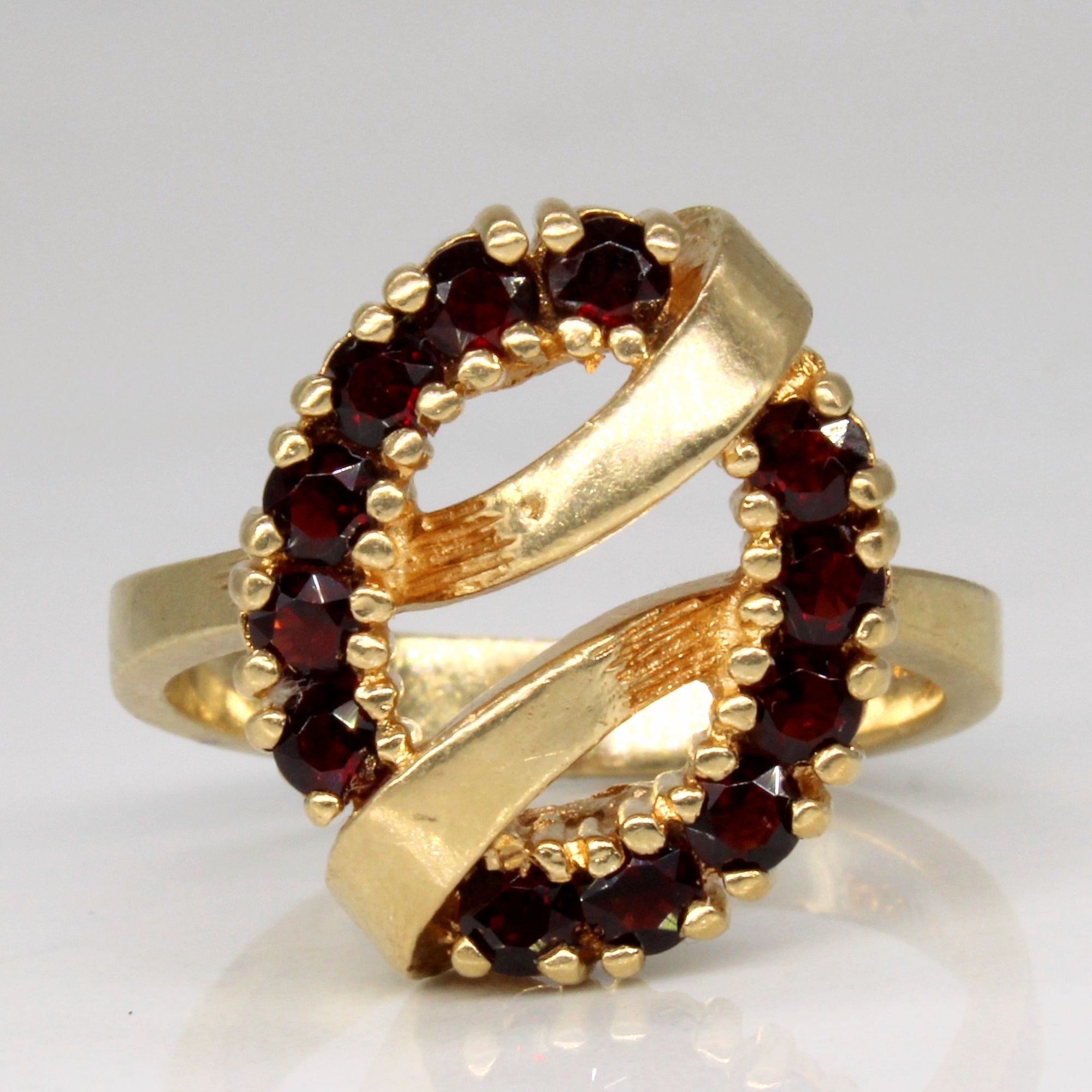 Garnet Wreath Ring | 1.00ctw | SZ 7.25 |