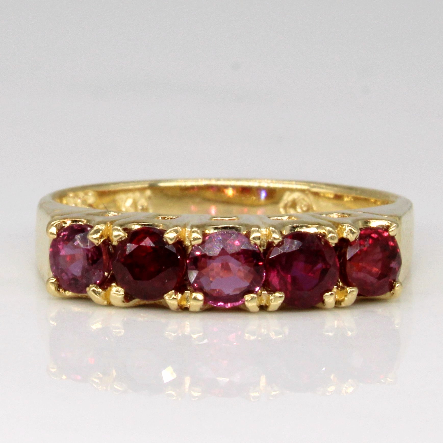 Synthetic Ruby Ring | 0.90ctw | SZ 6.5 |