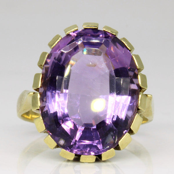 Amethyst Cocktail Ring | 10.50ct | SZ 9 |