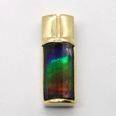 Ammolite Column Pendant | 2.80ct |