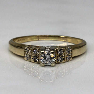 High Set Diamond Ring | 0.28ctw | SZ 8.5 |