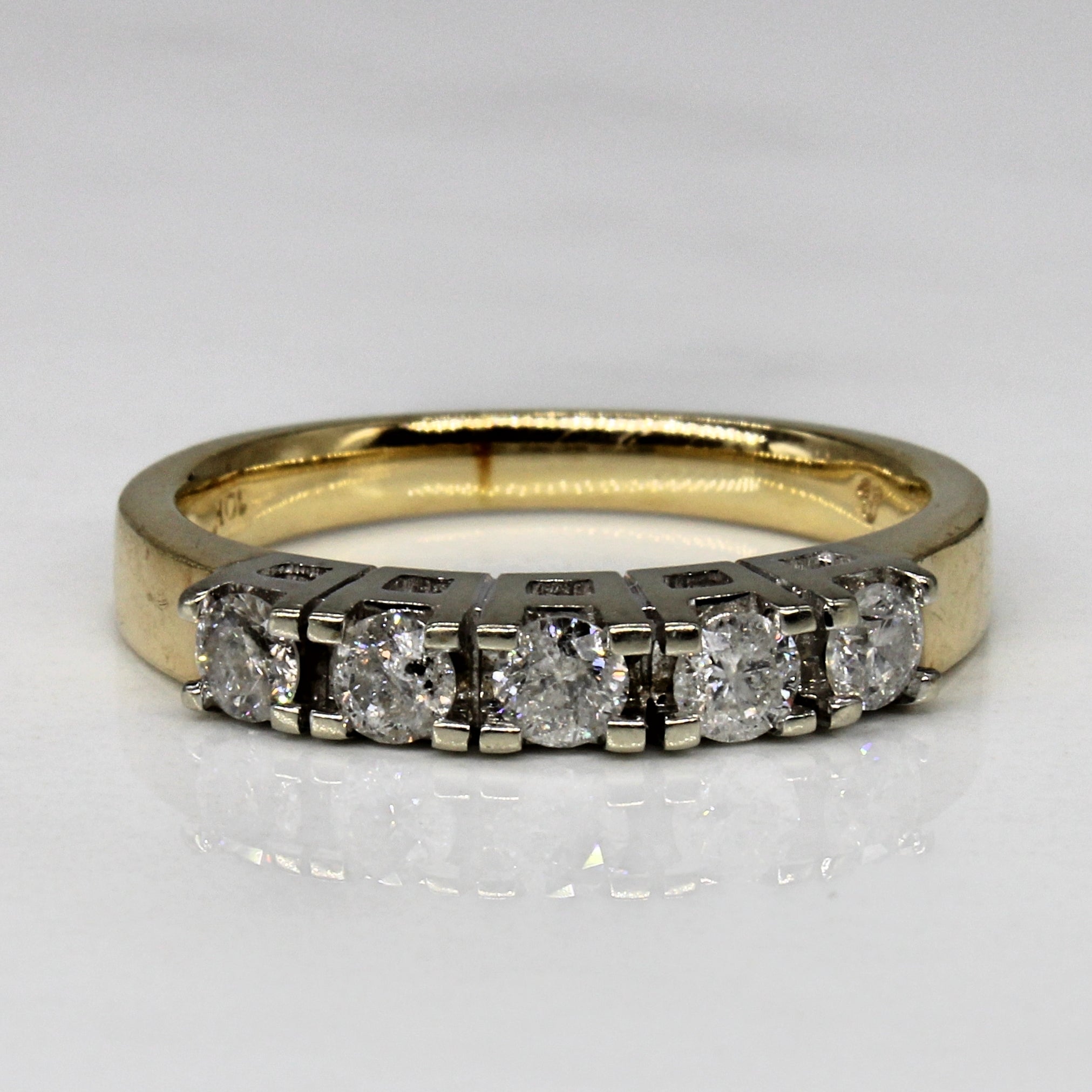 Diamond Five Stone Ring | 0.45ctw | SZ 7.25 |