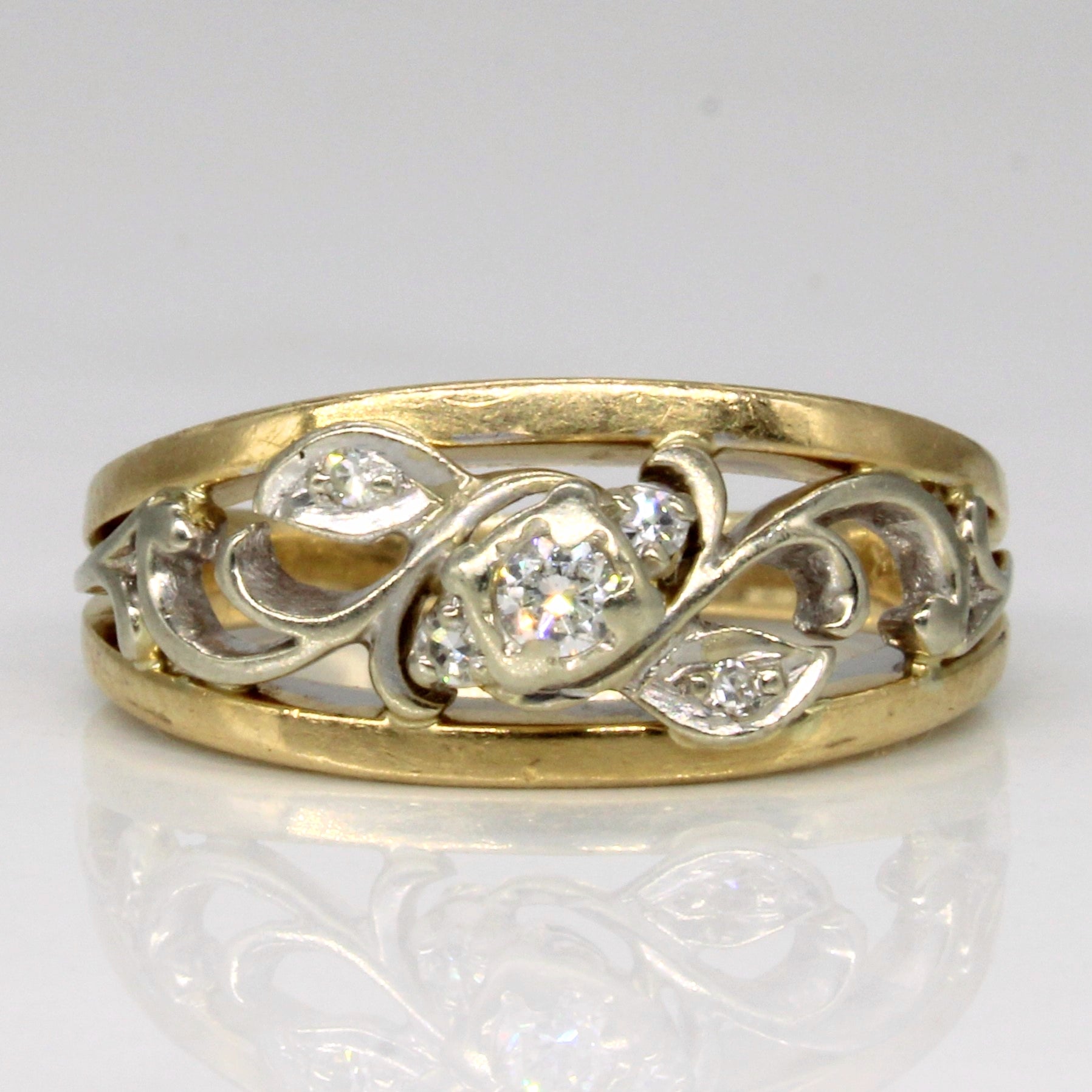 Diamond Lattice Ring | 0.10ctw | SZ 6.25 |