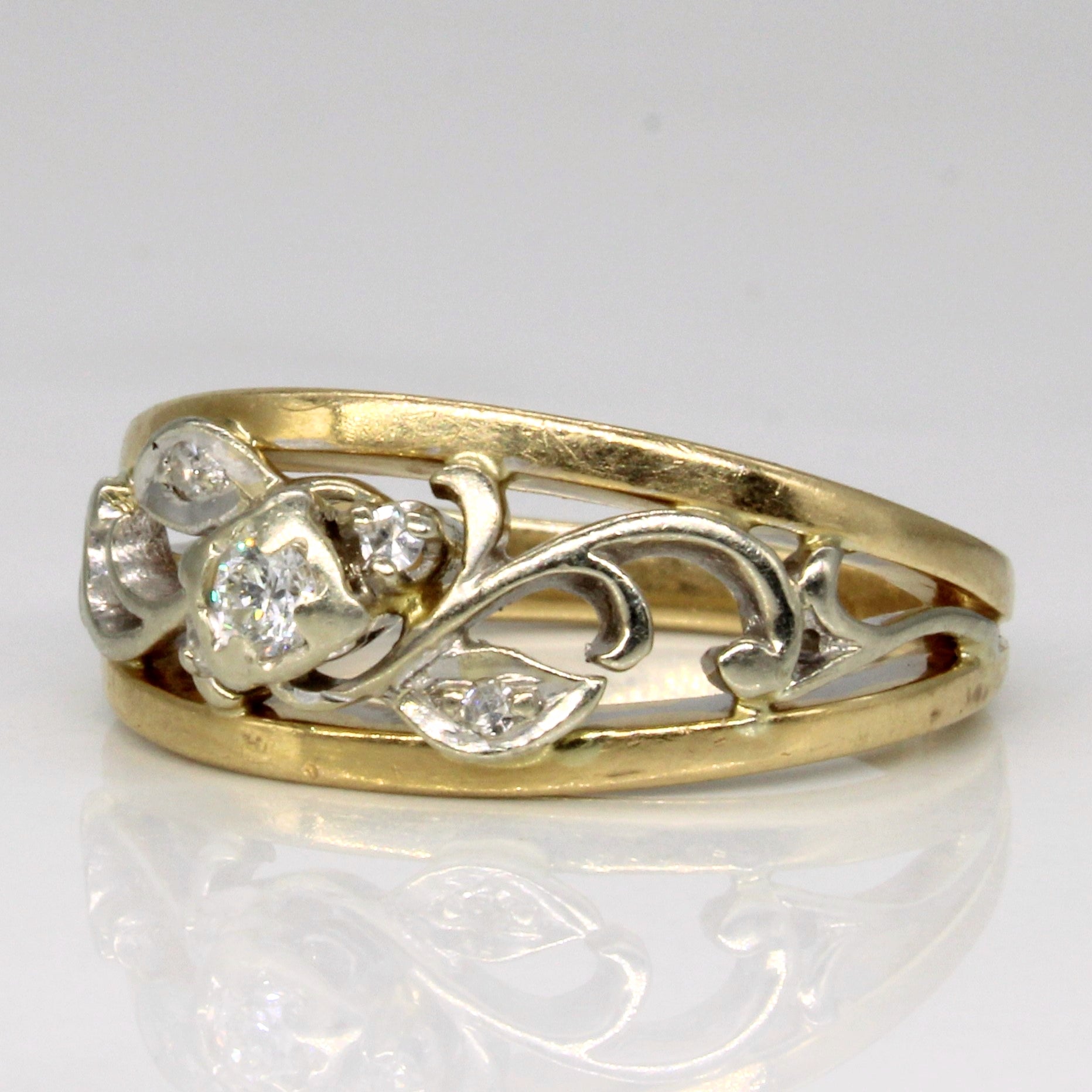 Diamond Lattice Ring | 0.10ctw | SZ 6.25 |