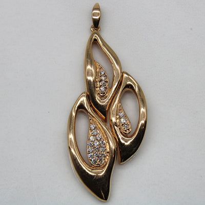 Abstract Diamond Pendant | 0.21ctw |