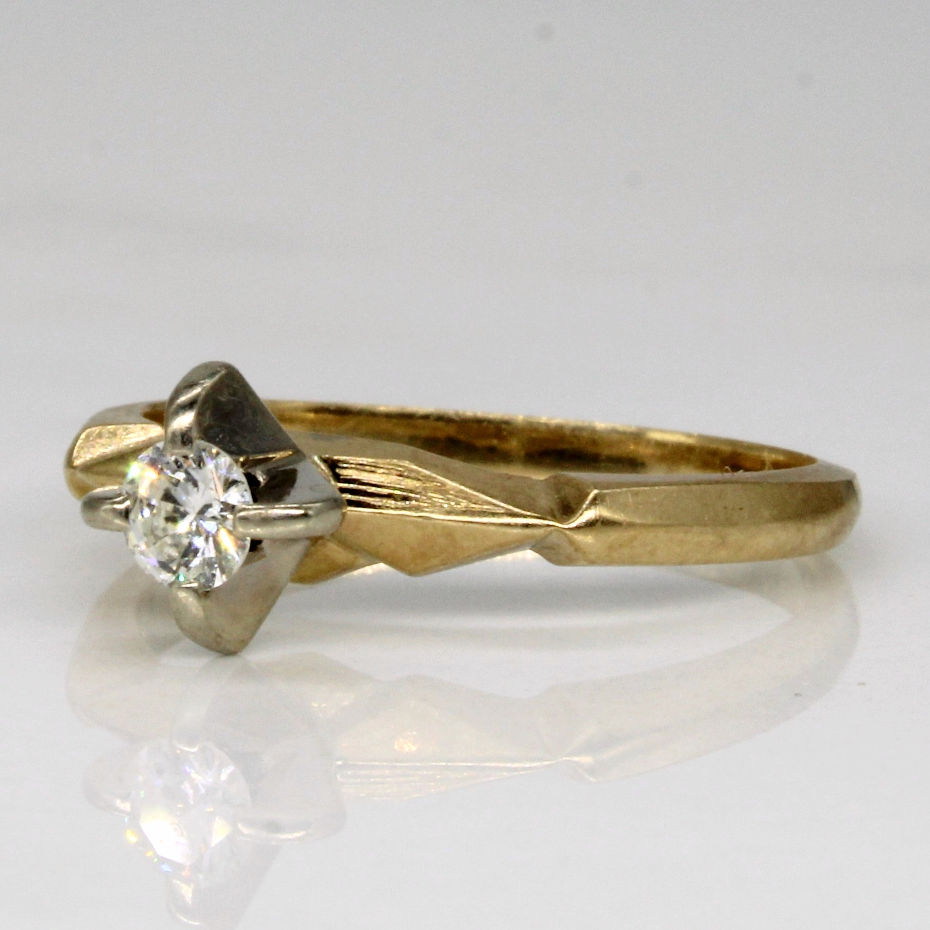 Diamond High Set Ring | 0.18ct | SZ 6.25 |