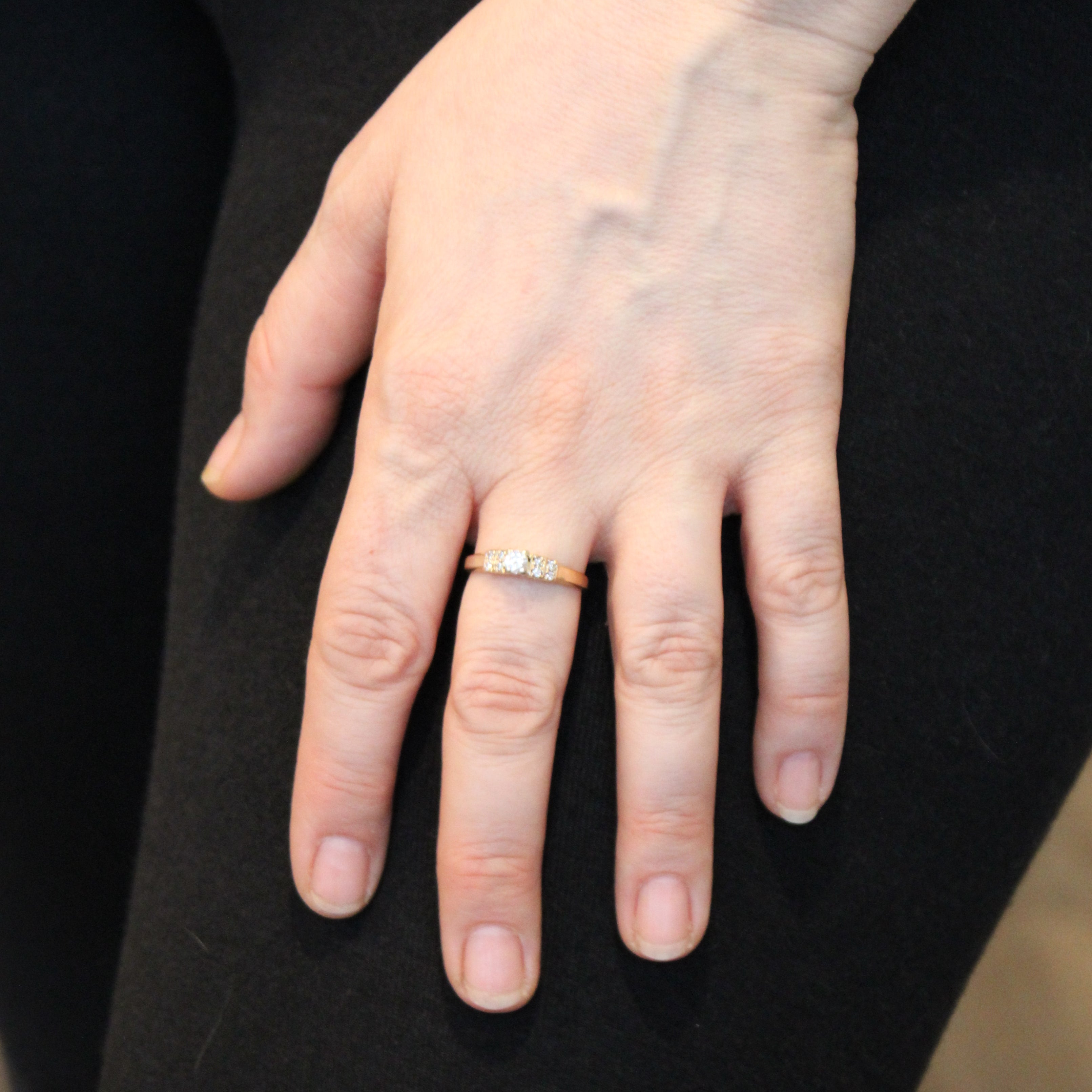 High Set Diamond Ring | 0.28ctw | SZ 8.5 |