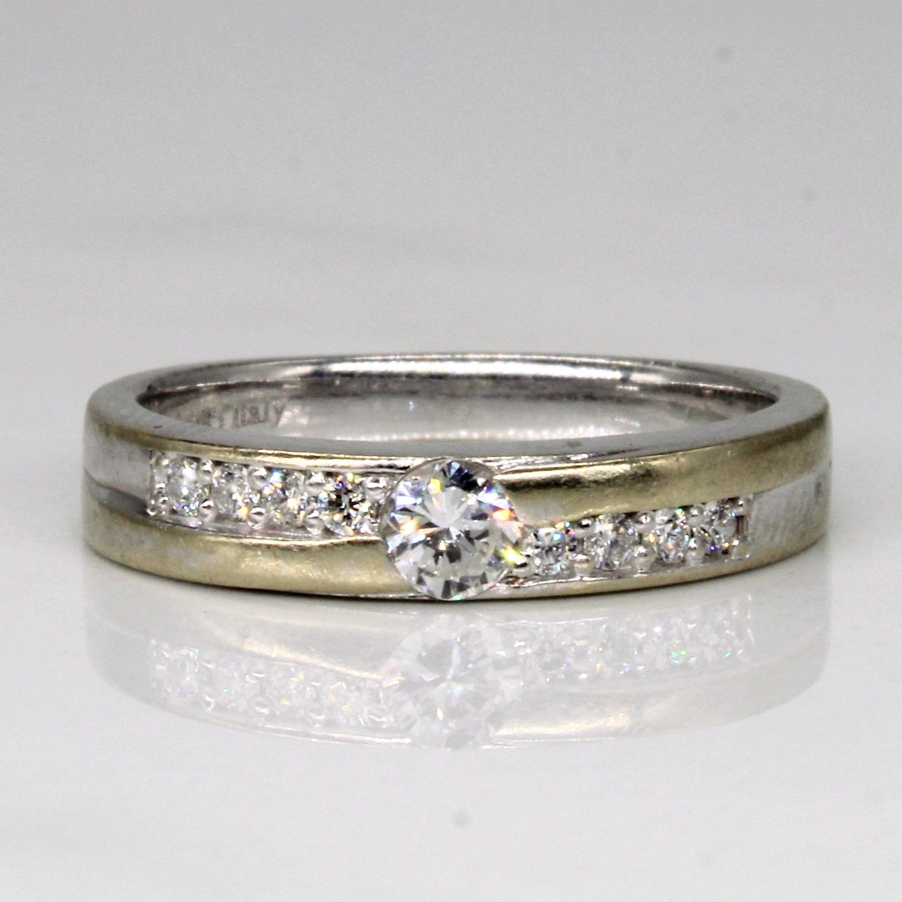 Pave Set Diamond Engagement Ring | 0.27ctw | SZ 6 |