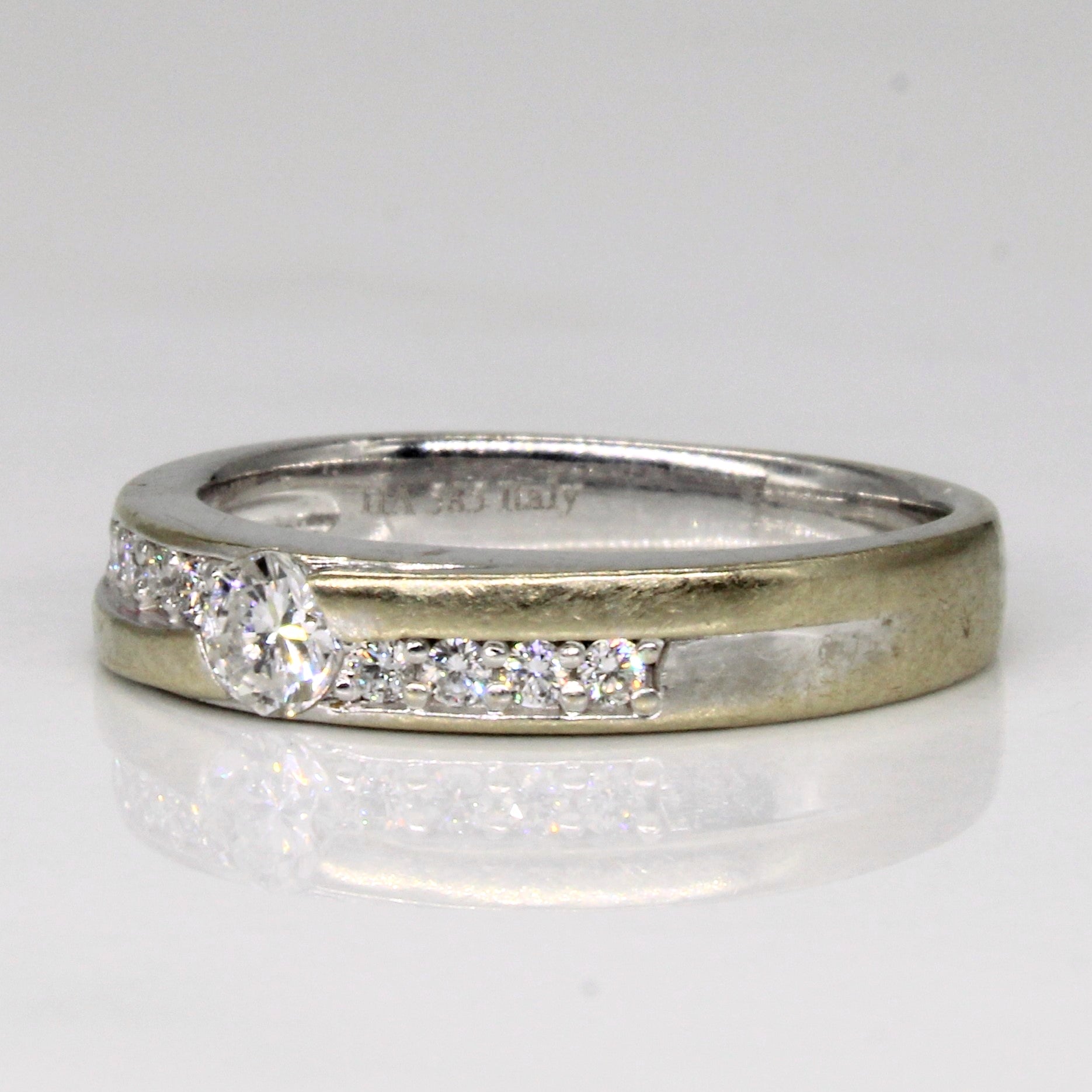 Pave Set Diamond Engagement Ring | 0.27ctw | SZ 6 |