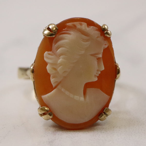 Shell Cameo Ring | 5.25ct | SZ 9.25 |