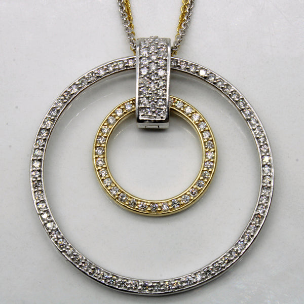Effy' Two Toned Diamond Necklace | 0.65ctw | 18