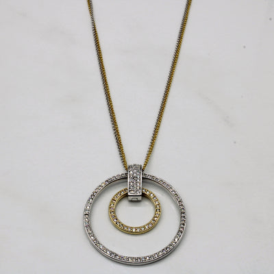 Effy' Two Toned Diamond Necklace | 0.65ctw | 18