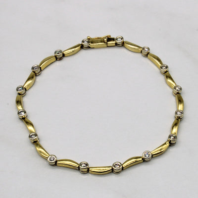 Diamond Link Bracelet | 0.40ctw | 7.5